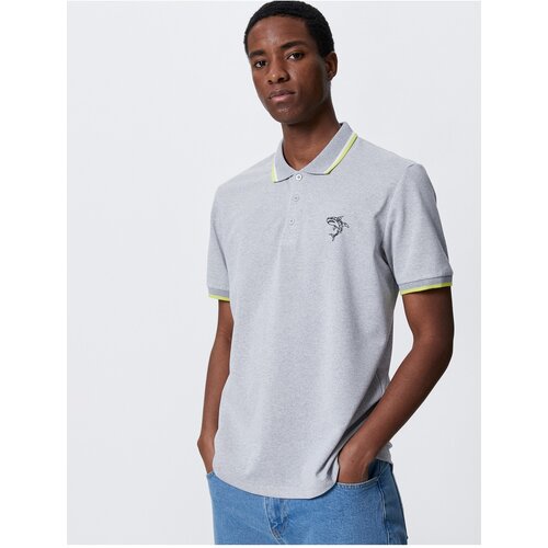 Koton Polo T-shirt - Gray - Regular fit Slike
