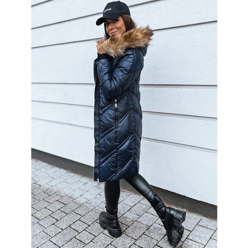DStreet VEIL women's quilted winter jacket, navy blue, Slike