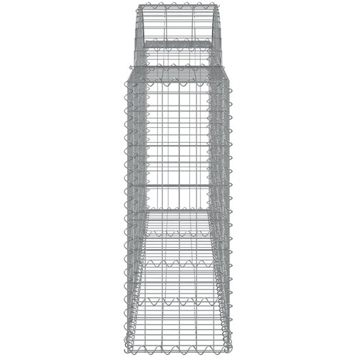  Lučne gabionske ko&amp;scaron;are 18 kom 200x30x80/100cm pocinčano željezo Slike