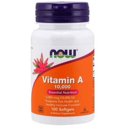 Now Foods vitamin a 10 000 iu 100  kapsula Cene