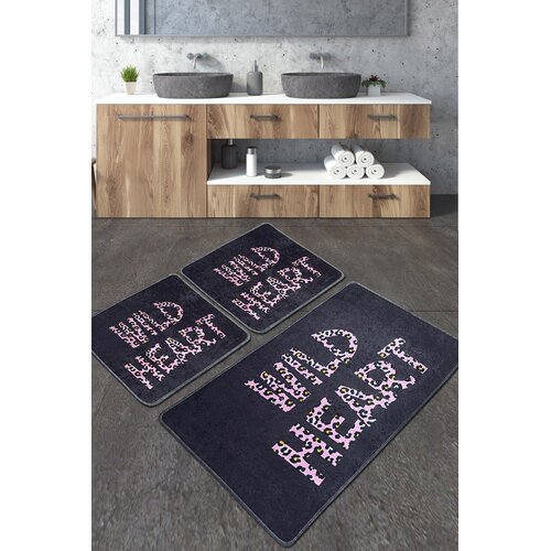  Wild Heart Djt Multicolor Bathmat Set (3 Pieces) Cijene