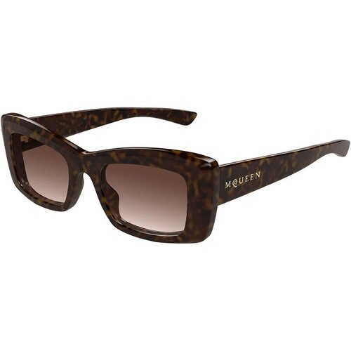 Alexander Mcqueen AM0526S 002 ONE SIZE (50) Havana/Rjava Cene
