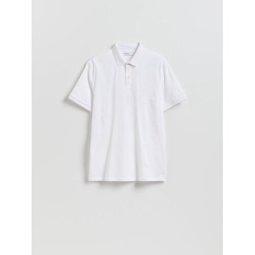 Reserved Regular fit polo-majica - bijela Cijene