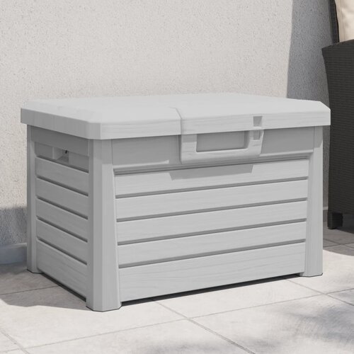 vidaXL Zunanja škatla za blazine siva 73x50,5x46,5 cm PP Cene