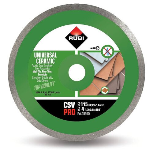 Rubi 25910 Rezna ploča CSV-115 PRO ( 25910 ) Slike
