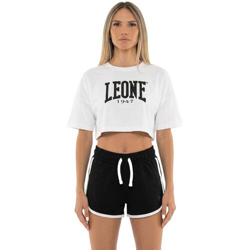 Leone 1947 Majice & Polo majice Woman T-Shirt Crop Never Without Bela Cene