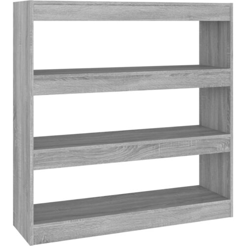 Maison Chic Knjižna omara - Knjižni regal siva sonoma 100x30x103 cm, (21723367) Slike