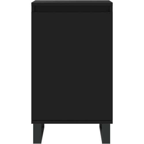 vidaXL Komoda 2 kosa črna 40x35x70 cm inženirski les Cene