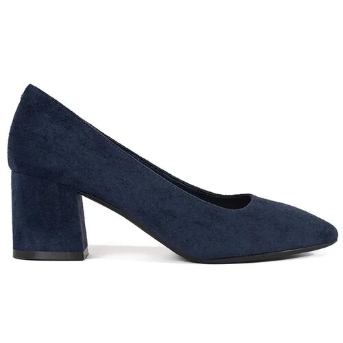 Sergio Leone Navy blue suede pumps by Cene