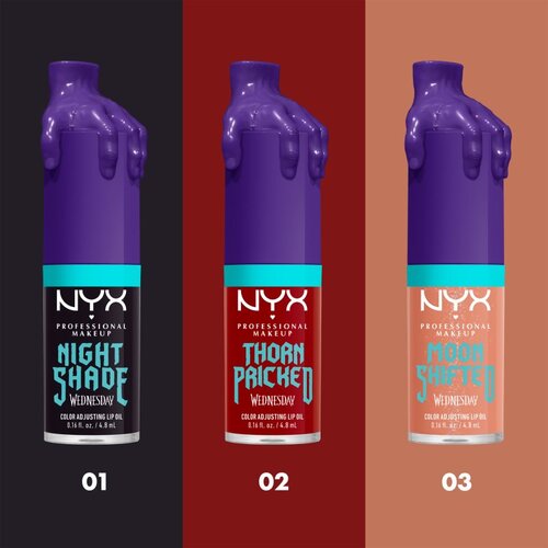 NYX Professional Makeup Wednesday Mystery Lip Oil olje za ustnice odtenek 03 Moon Shifted 4.8 ml Slike