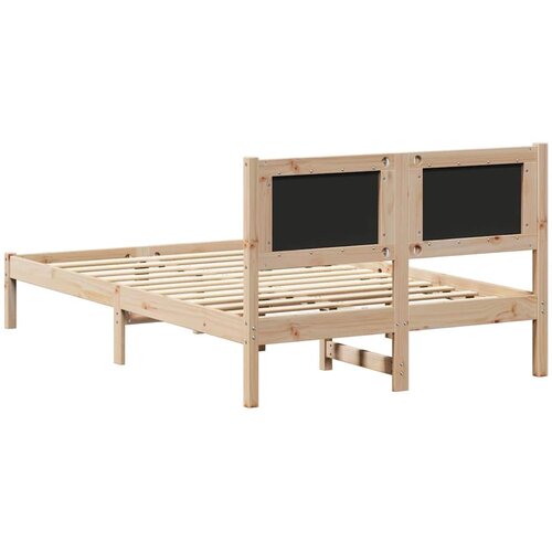  Krevetni okvir s tapiciranim uzglavljem Svijetlo siva Smeđa 120 x 200 cm Slike