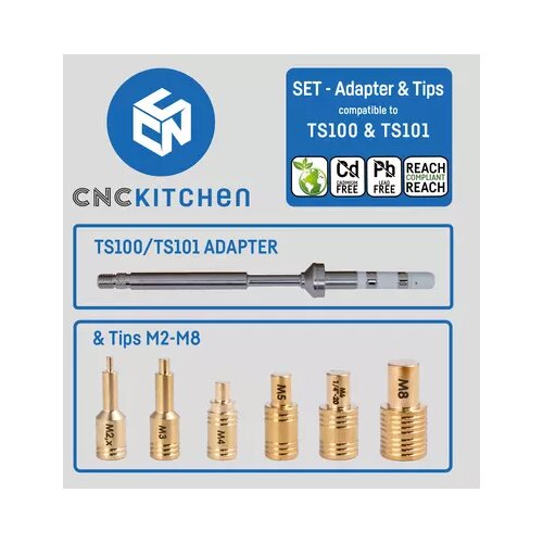  Pomočni pribor za lemljenje + adapter TS100 Slike