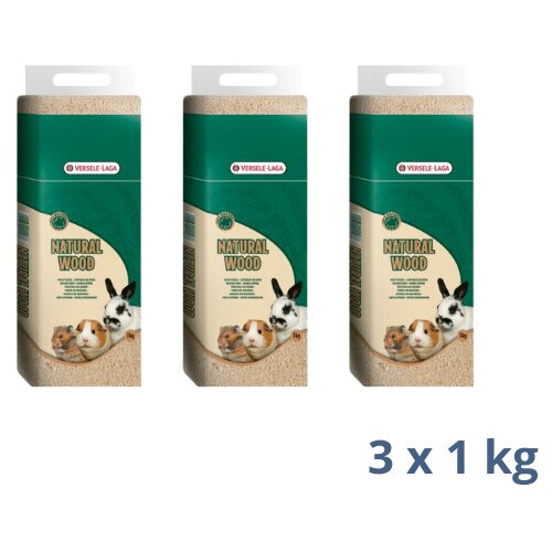 Versele-laga natural Wood (Piljevina) 3 x 1 kg ili 4 kg - 3 kg Cene