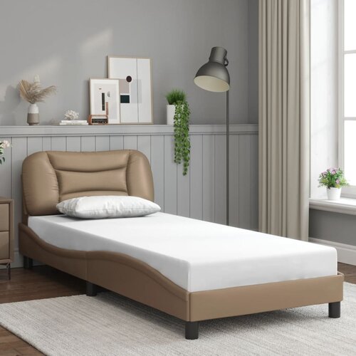  Okvir kreveta s LED-om bez madraca Hvar cappuccino 90x200 cm Slike