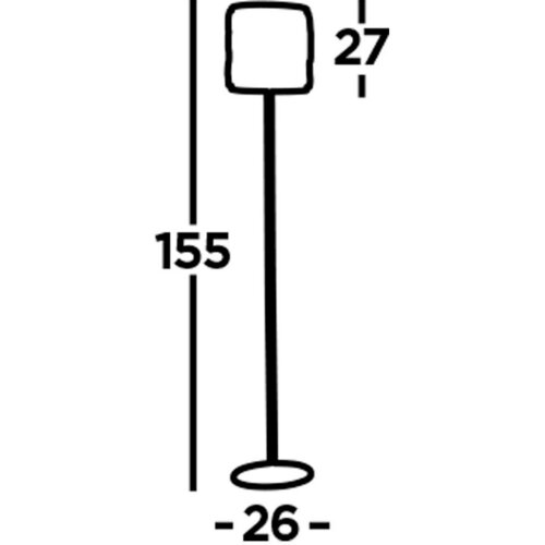 XXXL stoječa svetilka bijou 26/155 cm Slike