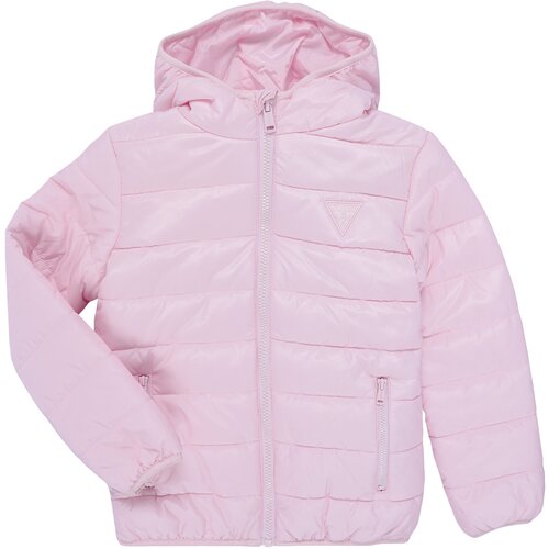 Guess HOODED LS PADDED PUFFER W ZIP Ružičasta Cijene