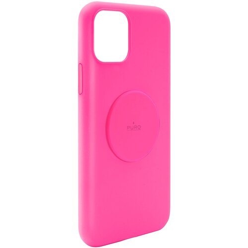 Puro Školjka za Apple Iphone 11 Silikonska serija Icon s kovinsko ploš?o, Fuksija, (21373284) Cene