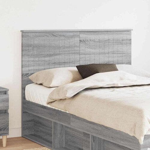 vidaXL uzglavlje s uzglavljem siva sonoma 120 cm konstruirano drvo Cene