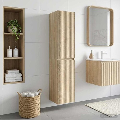  Ormar za Kupaonicu na Zidu Hrast sonoma 33 x 34,5 x 160 cm Cijene