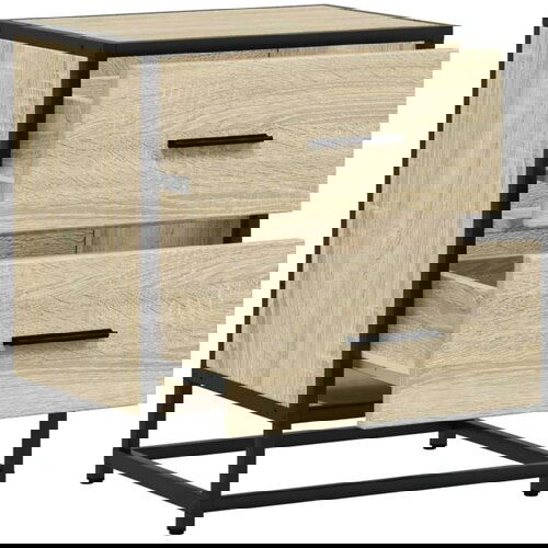 vidaXL Noćni ormarići 2 kom boja hrasta 40x31x50 cm konstruirano drvo Cijene