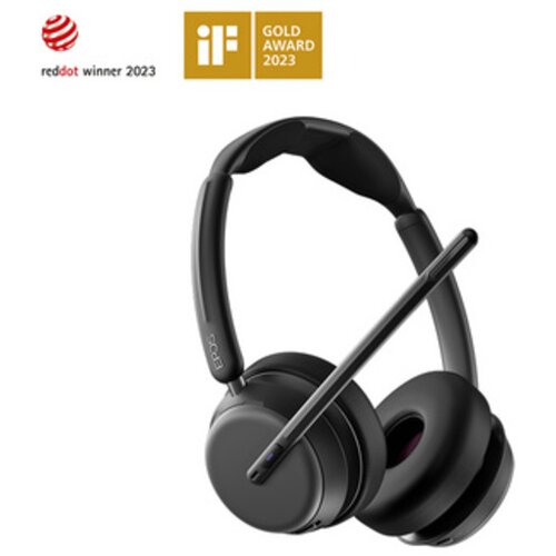 Epos IMPACT 1061T ANC Bluetooth slušalice s obje strane hibridno adaptivno aktivno uklanjanje buke (ANC) uklj. stanicu za beskontaktno punjenje MS Cijene
