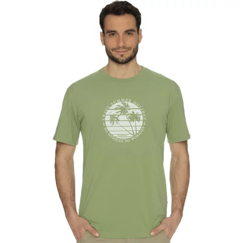 BUSHMAN JOURNEY Muška majica, svijetlo zelena, veličina