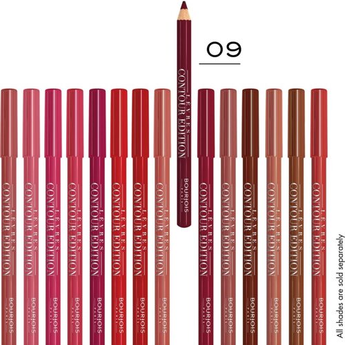 Bourjois Contour Edition črtalo za ustnice 1,14 g odtenek 09 Plum It Up! Slike