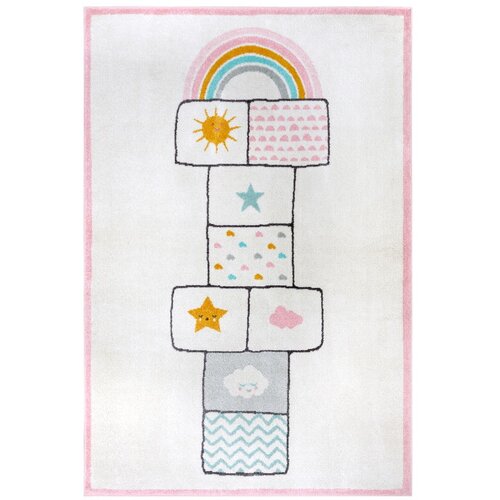 Hanse Home Bijeli/ružičasti dječji tepih 120x170 cm Bouncy &amp;ndash; Slike