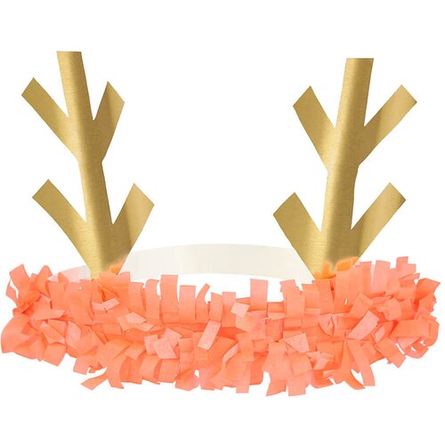 Meri Meri set 8 otro&amp;scaron;kih okrasnih trakov za na glavo reindeer fringe antler Slike