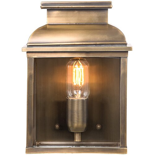 Elstead Lighting Elstead Old Bailey 1 zunanja stenska svetilka, medenina, IP44, E27, (22099885) Cene