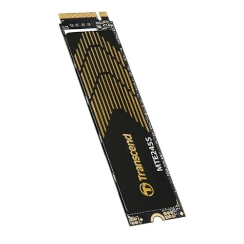 Transcend M.2 NVMe 2TB, 2280, PCIe Gen 4x4, 3D NAND, DRAM-less, Read up to 5,300 MB/s, Write up to 4,600 MB/s, Graphene Heatsink, Single-sided TS2TMTE245S Cene
