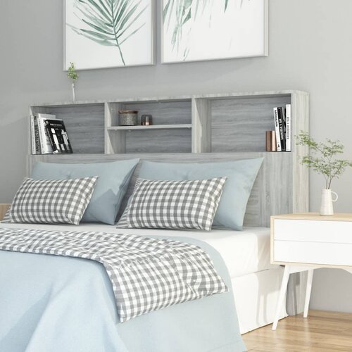 vidaXL Uzglavlje s ormarićem boja hrasta sonome 160 x 19 x 103,5 cm Cijene