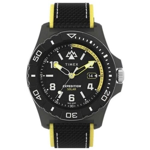 Timex Analogne ure ty577270 Rumena Slike