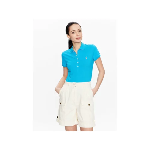 Polo Ralph Lauren Polo majica 211870245010 Modra Slim Fit