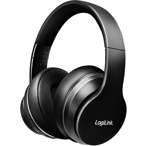 Logilink BT 5.3 Active-Noise-Cancelling-Headset, black Slike