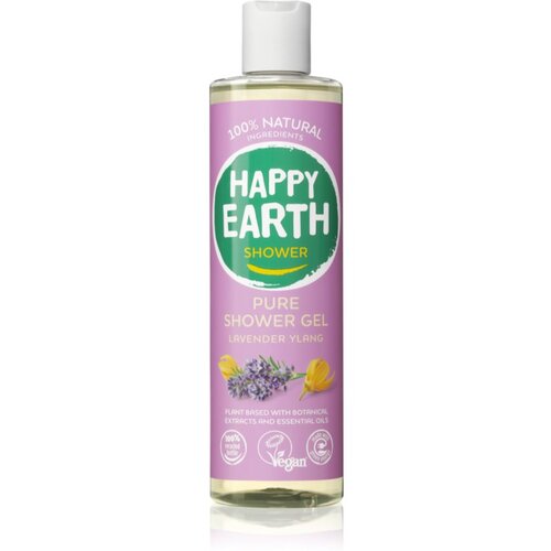 Happy Earth 100% Natural Shower Gel Lavender Ylang gel za prhanje 300 ml Cene