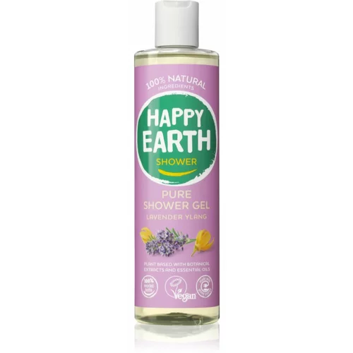 Happy Earth 100% Natural Shower Gel Lavender Ylang gel za tuširanje 300 ml