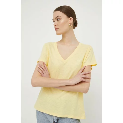 Superdry Majica kratkih rukava za žene, boja: žuta