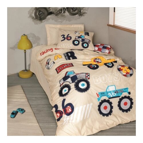 Dekordom posteljina cb ranforce single 140x200 - junior - cars ( 025307 ) Cene