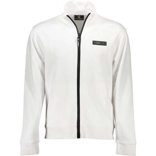 Plein Sport SWEATSHIRT WITH ZIP MAN WHITE Cene