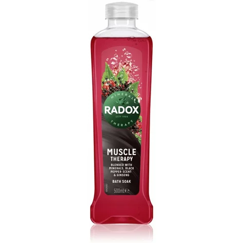 RADOX Men Muscle Therapy pena za kopel Black Pepper & Ginseng 500 ml