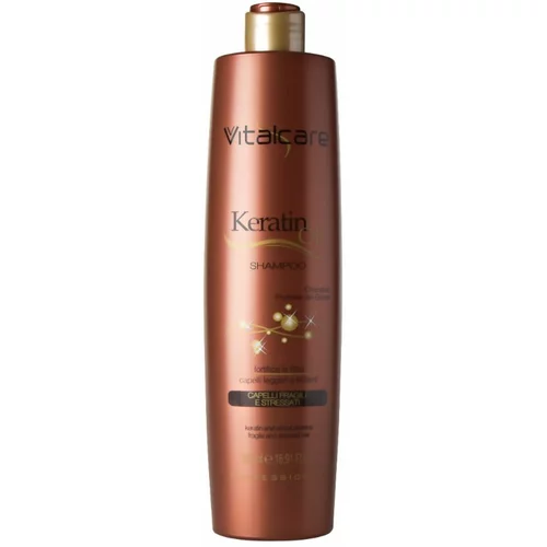 Vitalcare Keratin šampon za okrepitev las s keratinom 500 ml