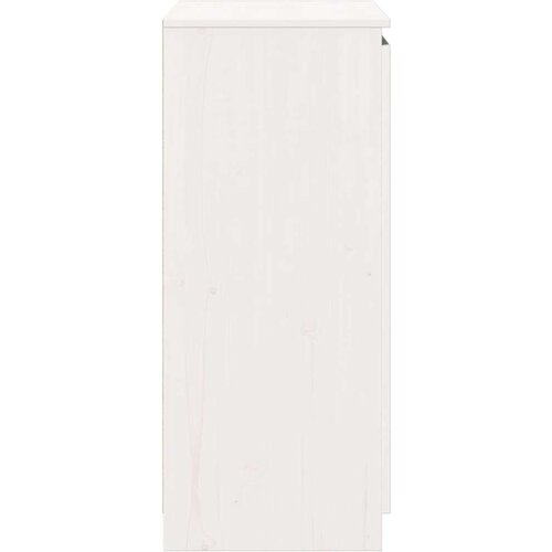 VidaXL Komoda bijela 60 x 36 x 84 cm od masivne borovine Slike