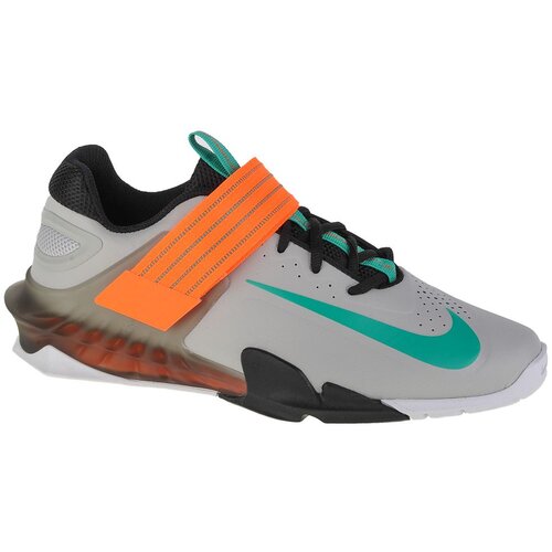 Nike Savaleos Weightlifting mo&amp;scaron;ke &amp;scaron;portne superge, Grey Fog/Dark Smoke Grey/Total Orange - 47, (21510174) Slike