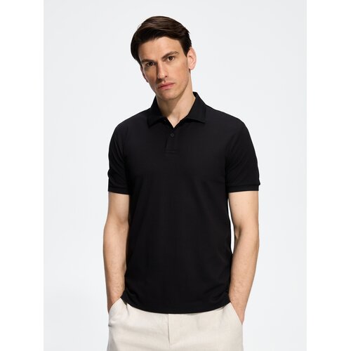 Reserved Regular fit polo-majica - crno Slike