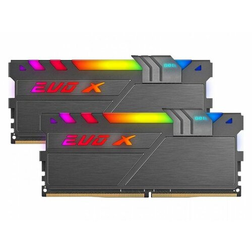 Geil DIMM DDR4 16GB (2x8GB kit) 3200MHz EVO X II RGB GAEXSY416GB3200C16ADC ram memorija Slike