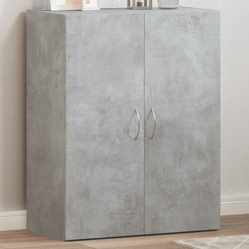 vidaXL Ormarić za spise boja betona 60x32x77 5 cm konstruirano drvo Cijene