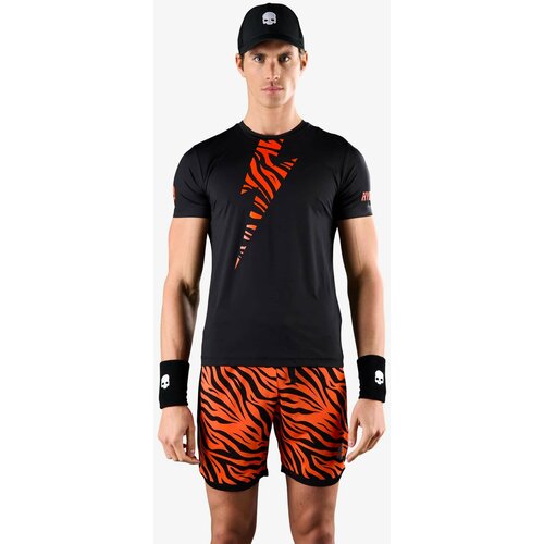 Hydrogen Men's T-shirt Tiger Tech Tee Black/Orange Tiger XL Slike