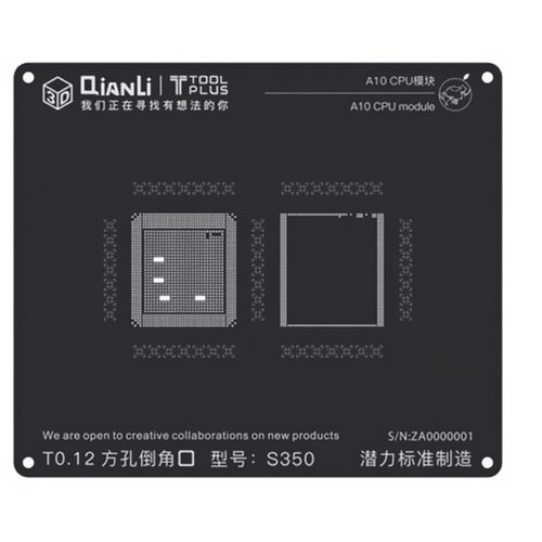 BGA sito Qianli ToolPlus 2D iBlack CPU modul za Iphone 7G A10 S350 Cene