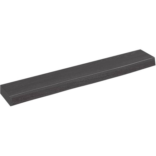VidaXL Zidna polica tamnosiva 60 x 10 x 4 cm od obrađene hrastovine Slike